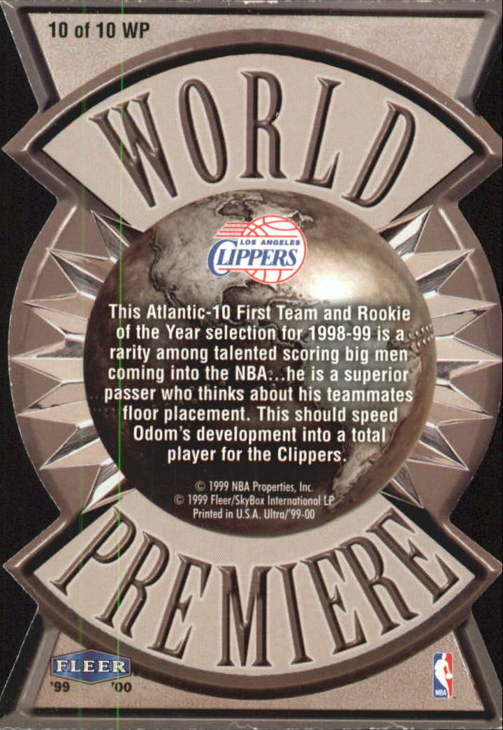 1999/2000 Ultra (Fleer) Basketball Part 2 Parallel and Insert Cards - Picture 151 of 151