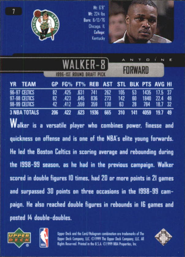 1999/2000 Upper Deck Basketball Part 1 Main Set - Picture 15 of 458