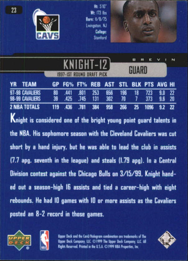 1999/2000 Upper Deck Basketball Part 1 Main Set - Picture 47 of 458