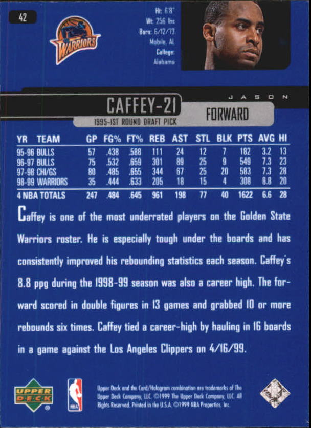 1999/2000 Upper Deck Basketball Part 1 Main Set - Picture 85 of 458