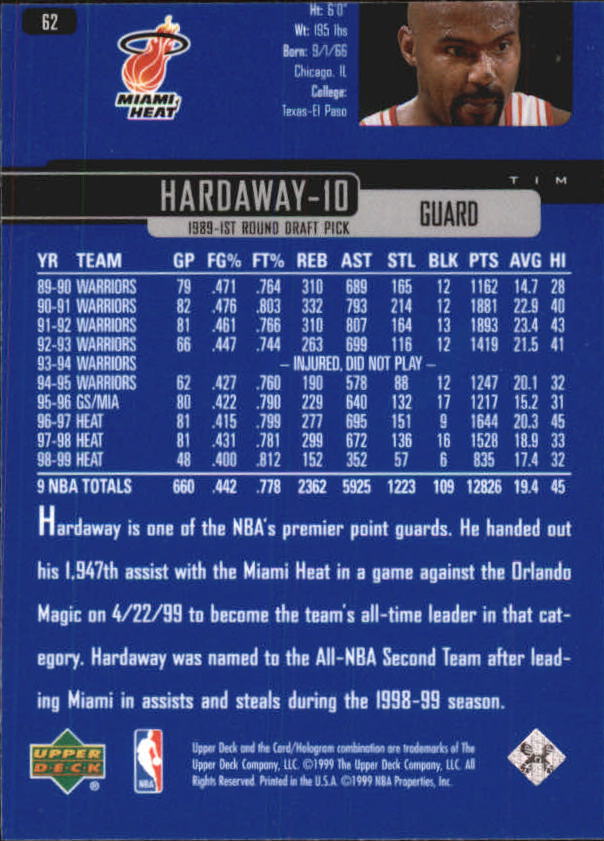 1999/2000 Upper Deck Basketball Part 1 Main Set - Picture 125 of 458