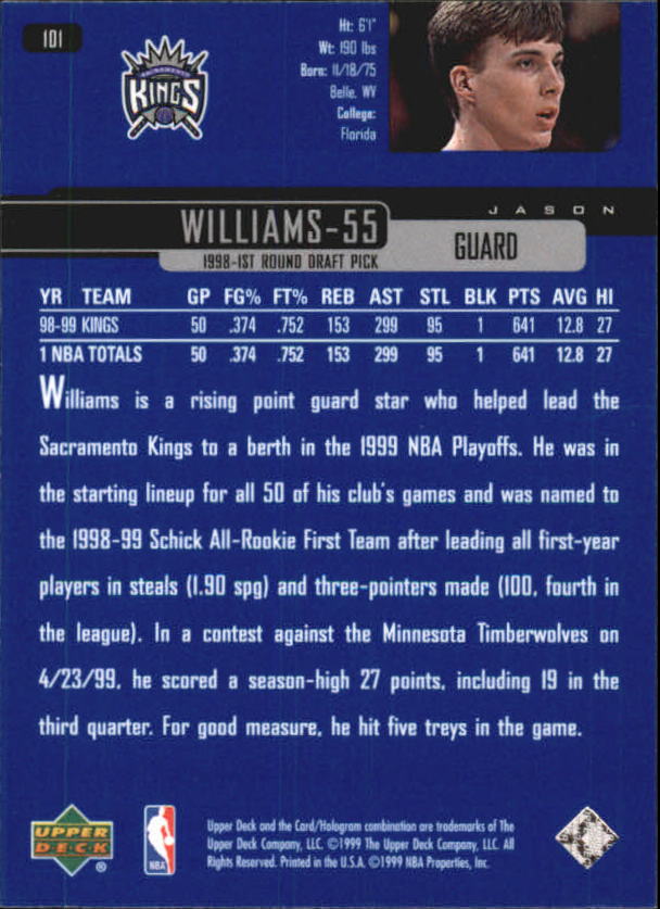 1999/2000 Upper Deck Basketball Part 1 Main Set - Picture 202 of 458
