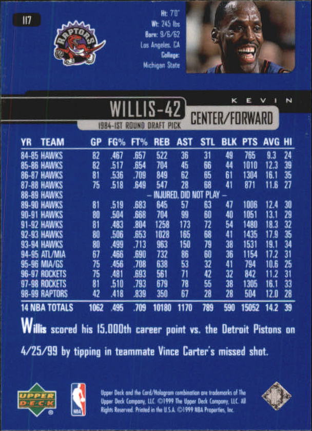 1999/2000 Upper Deck Basketball Part 1 Main Set - Picture 234 of 458