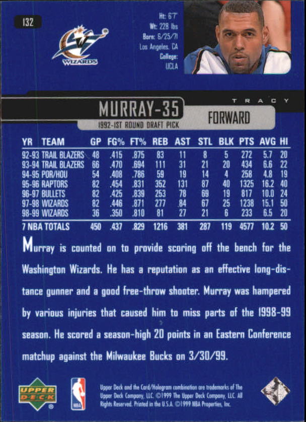 1999/2000 Upper Deck Basketball Part 1 Main Set - Picture 264 of 458