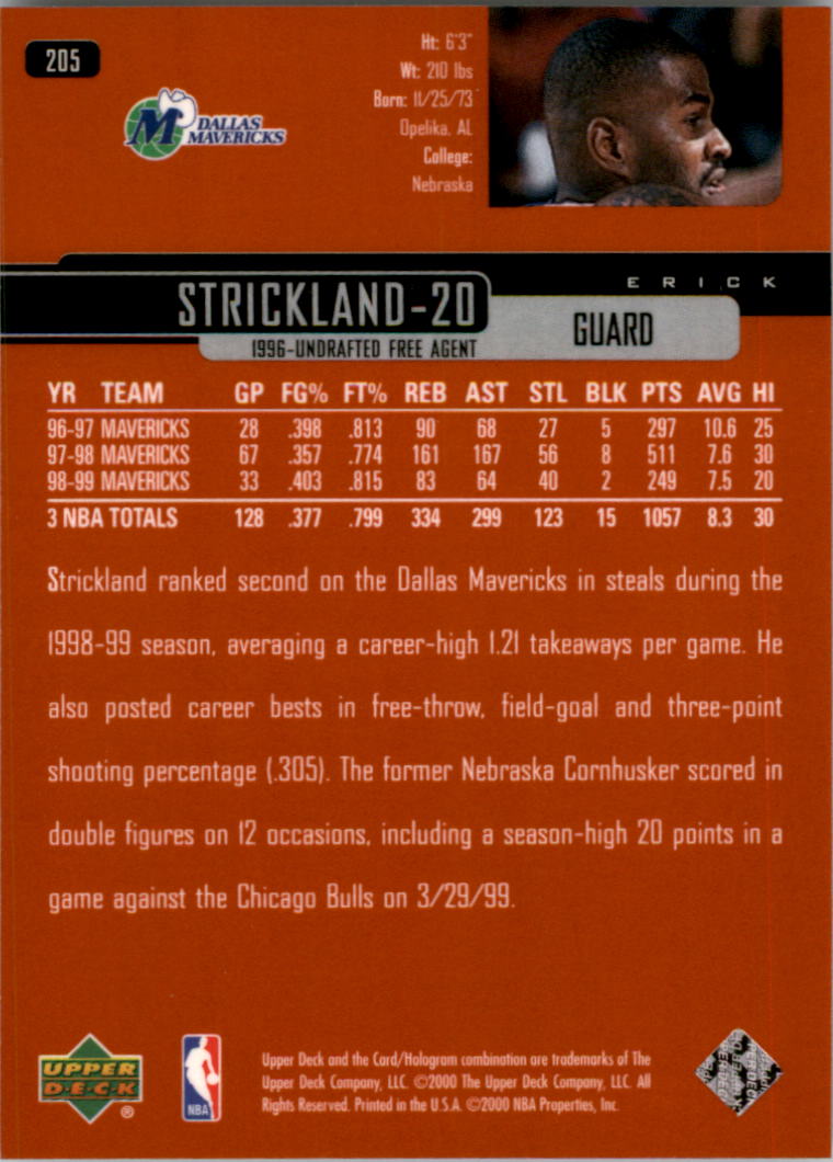 1999/2000 Upper Deck Basketball Part 1 Main Set - Picture 330 of 458