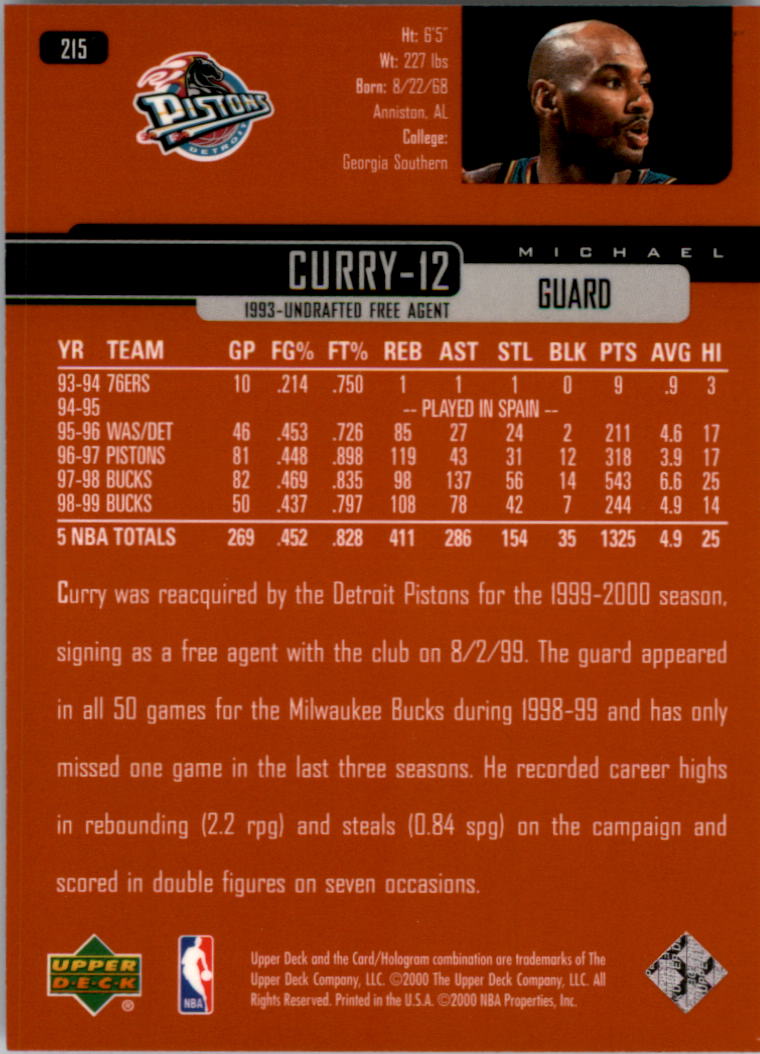 1999/2000 Upper Deck Basketball Part 1 Main Set - Picture 340 of 458