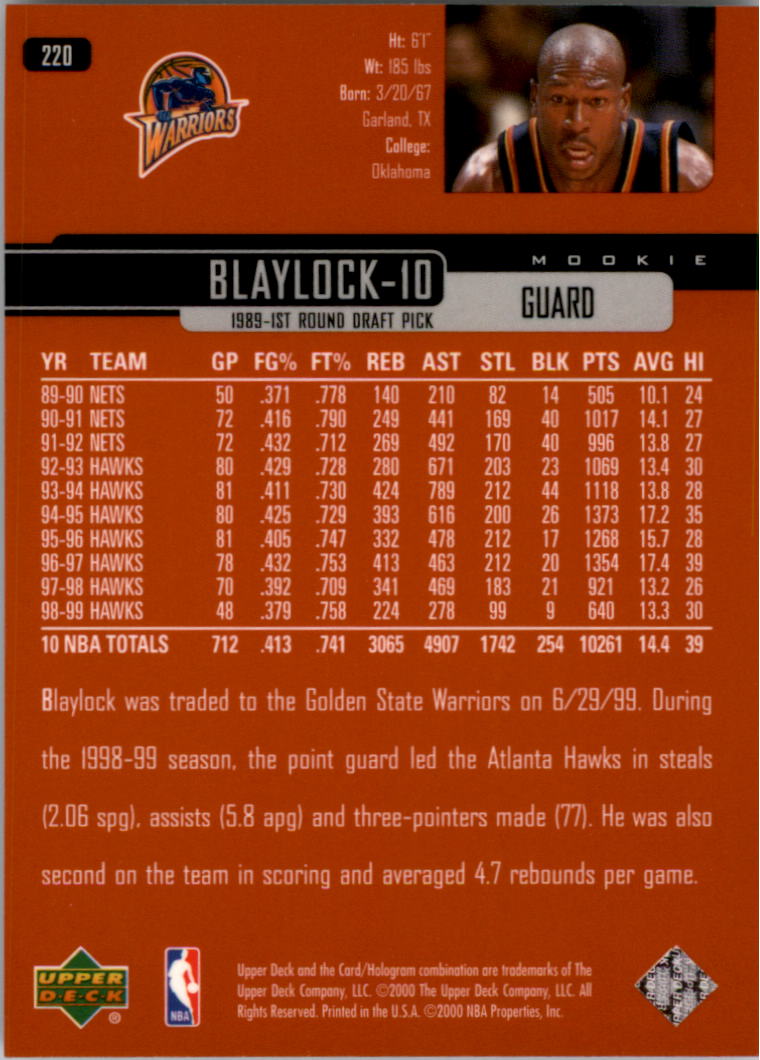 1999/2000 Upper Deck Basketball Part 1 Main Set - Picture 344 of 458
