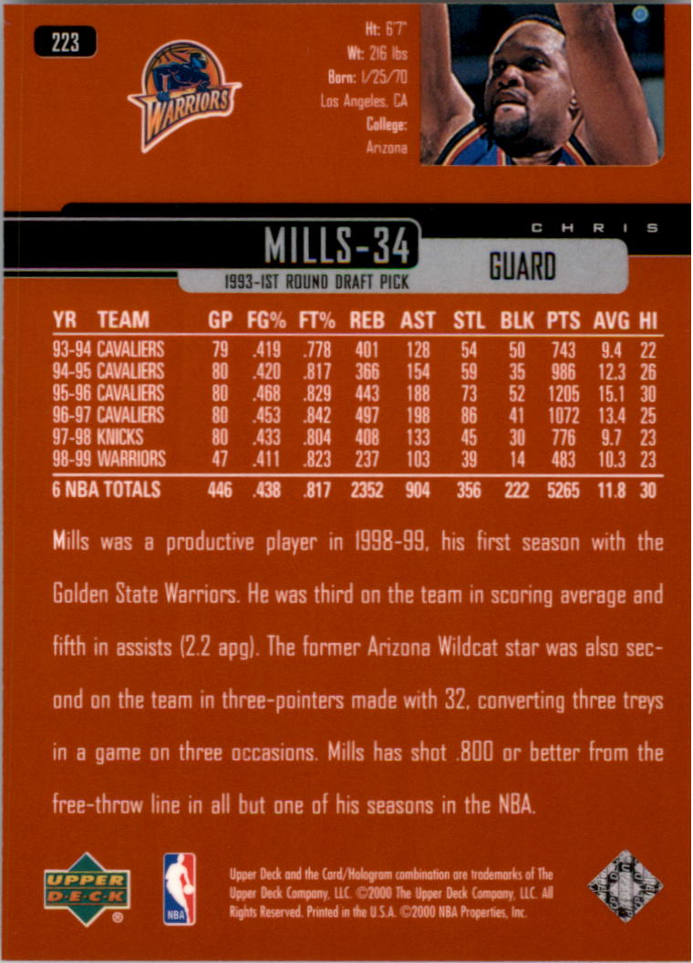 1999/2000 Upper Deck Basketball Part 1 Main Set - Picture 350 of 458