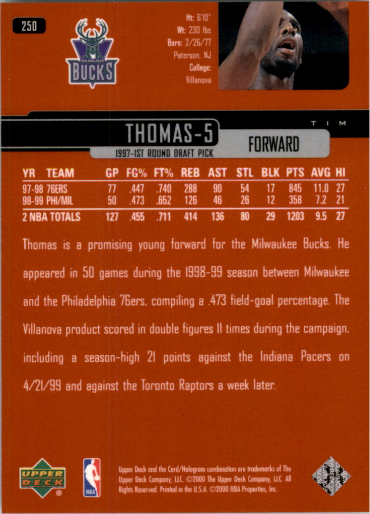 1999/2000 Upper Deck Basketball Part 1 Main Set - Picture 378 of 458