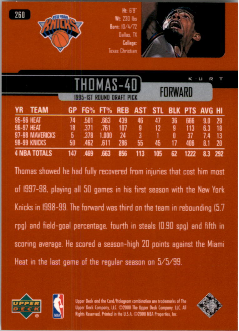 1999/2000 Upper Deck Basketball Part 1 Main Set - Picture 388 of 458