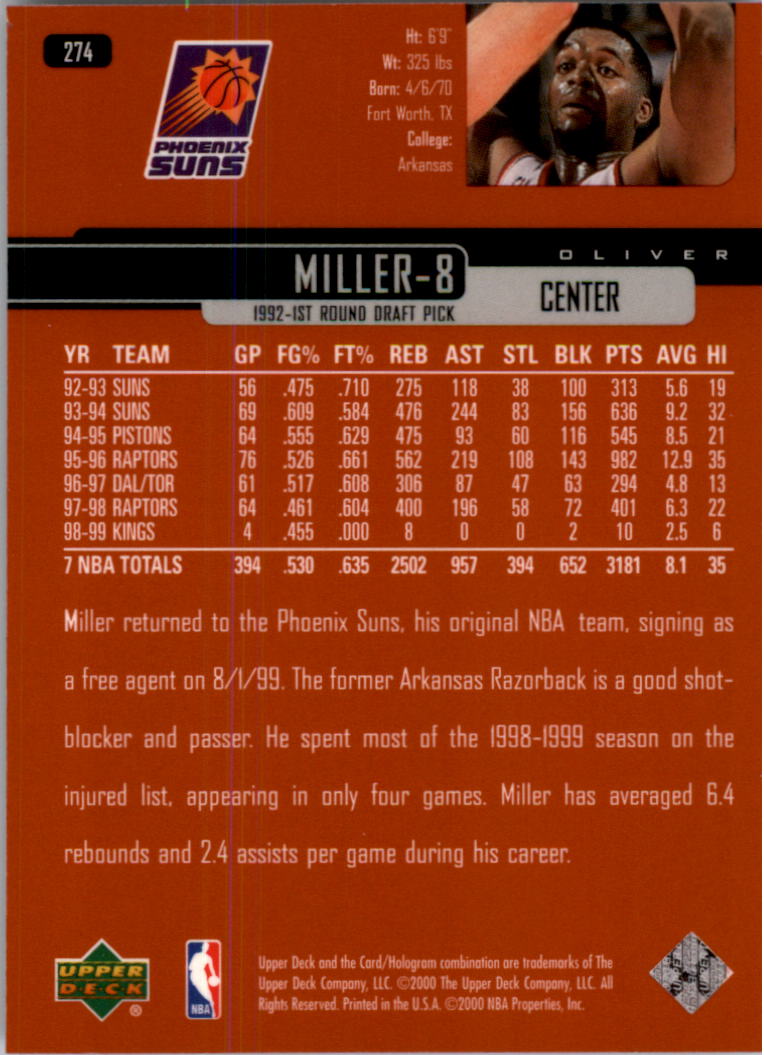 1999/2000 Upper Deck Basketball Part 1 Main Set - Picture 400 of 458