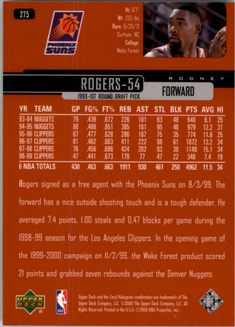 1999/2000 Upper Deck Basketball Part 1 Main Set - Picture 402 of 458