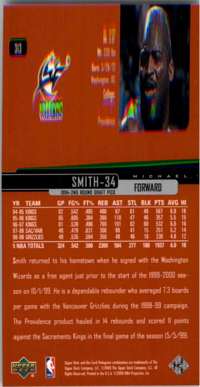 1999/2000 Upper Deck Basketball Part 1 Main Set - Picture 436 of 458