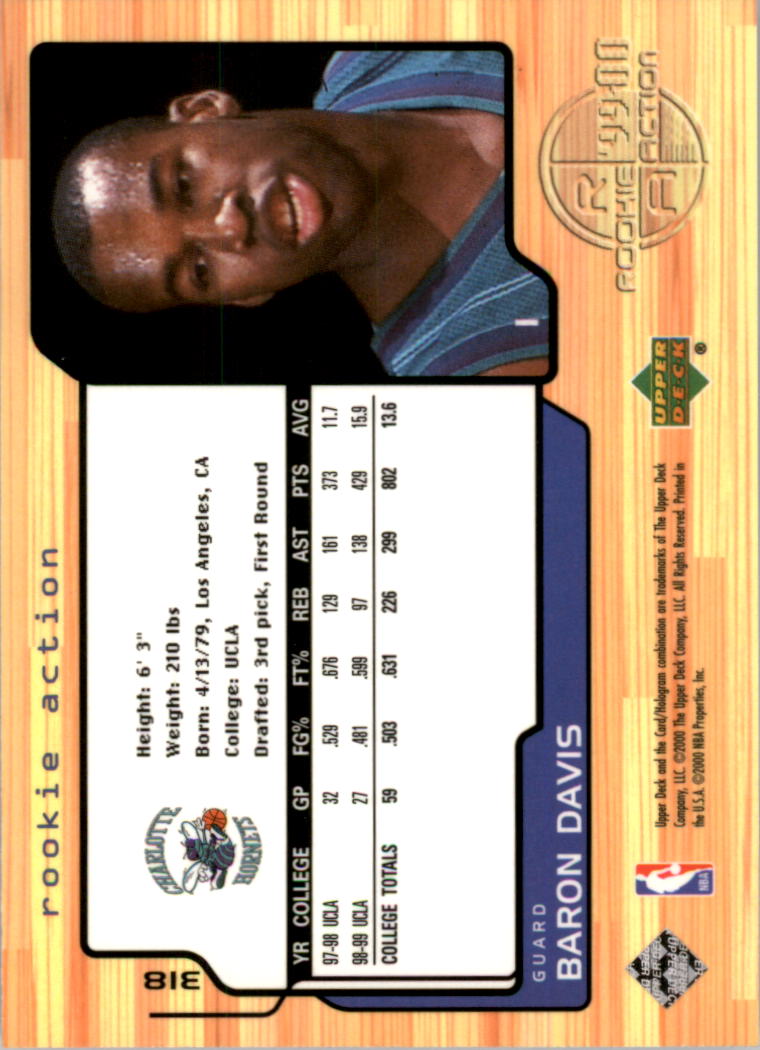 1999/2000 Upper Deck Basketball Part 1 Main Set - Picture 442 of 458