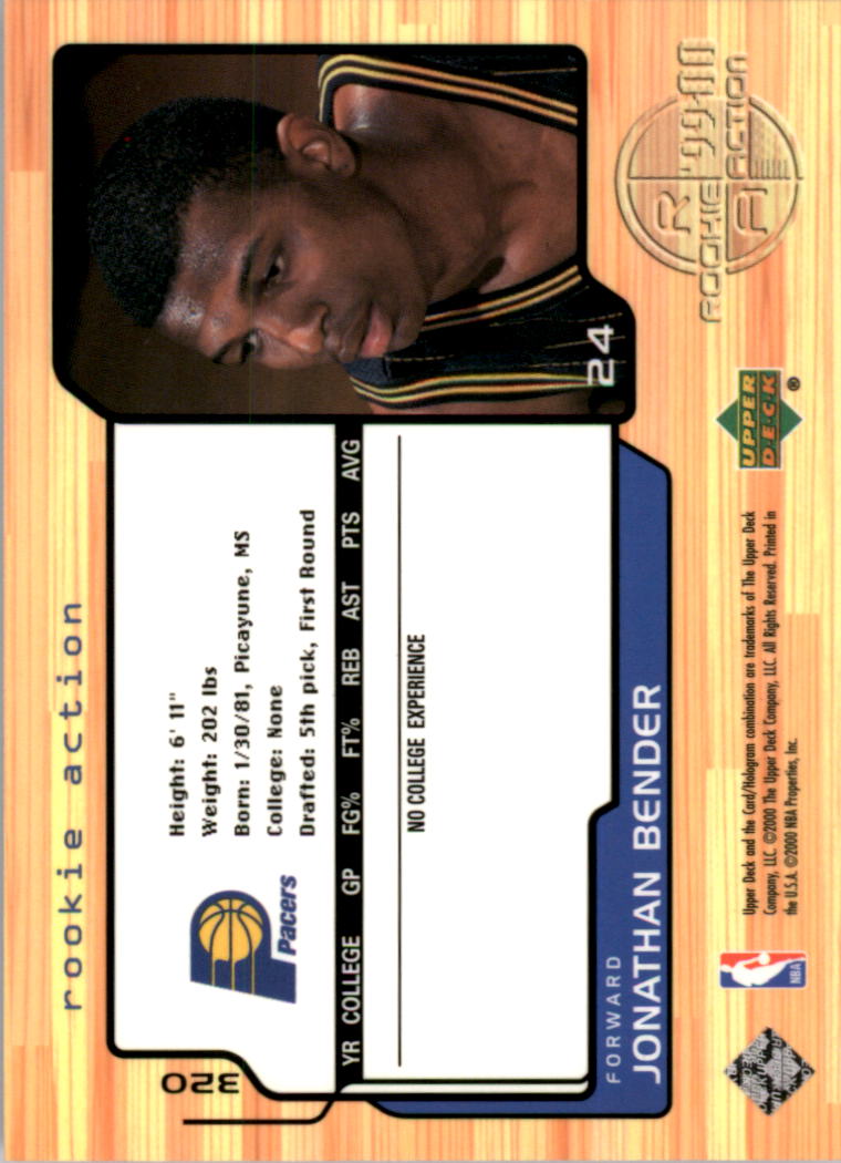 1999/2000 Upper Deck Basketball Part 1 Main Set - Picture 444 of 458