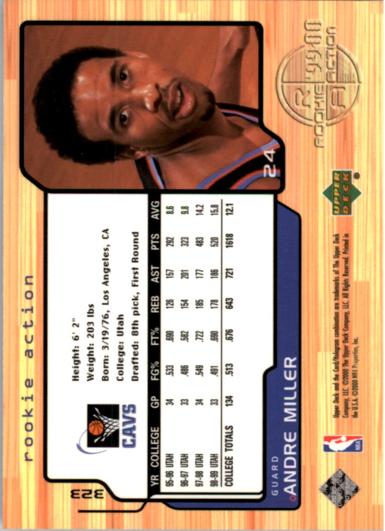 1999/2000 Upper Deck Basketball Part 1 Main Set - Picture 446 of 458