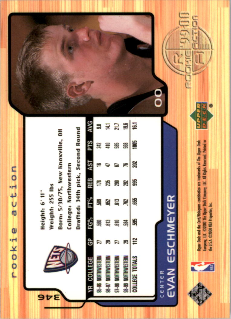 1999/2000 Upper Deck Basketball Part 1 Main Set - Picture 454 of 458