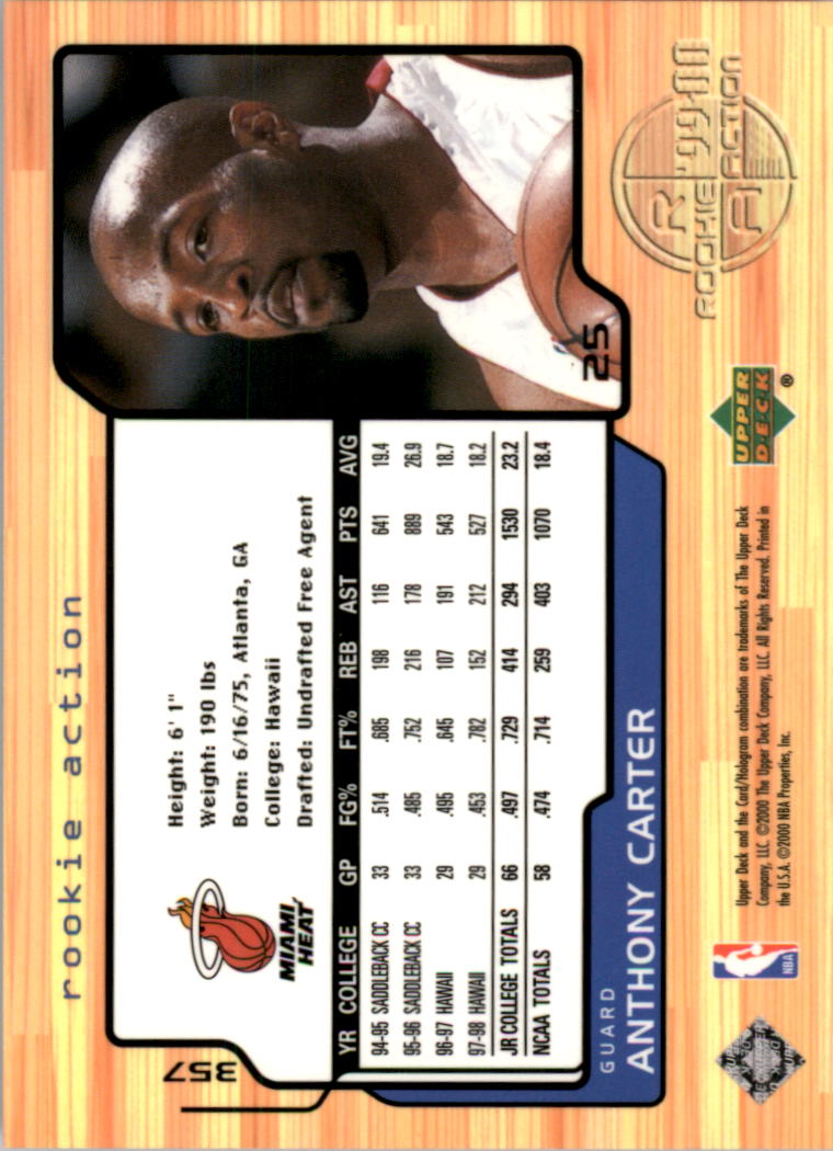 1999/2000 Upper Deck Basketball Part 1 Main Set - Picture 458 of 458