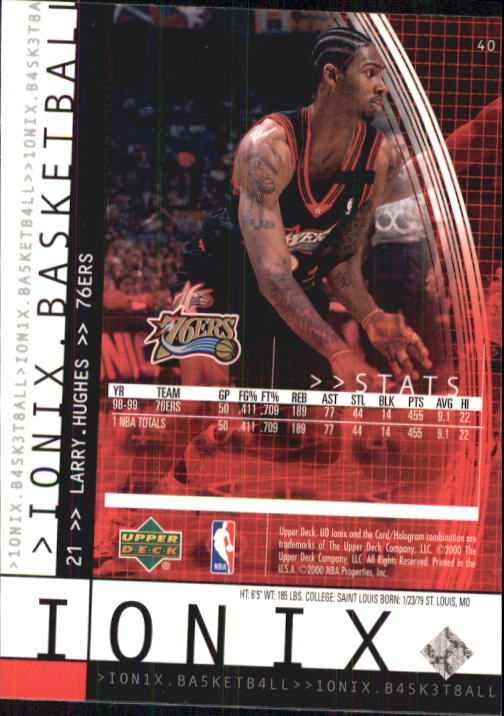 1999/2000 Ionix (Upper Deck) Basketball - Picture 43 of 87