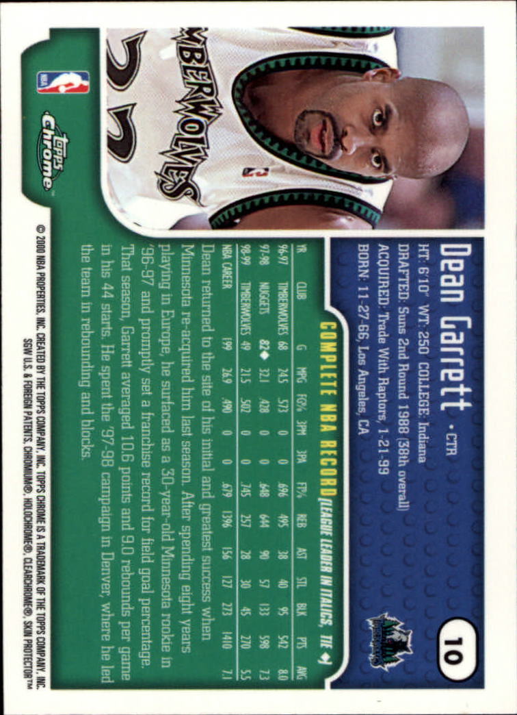 199900 Topps Chrome NBA Basketball Trading Card 1257 Choose Your Card eBay