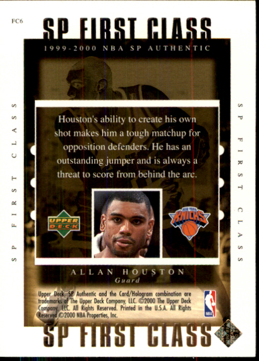 1999/2000 SP Authentic (Upper Deck) Basketball - Picture 33 of 201