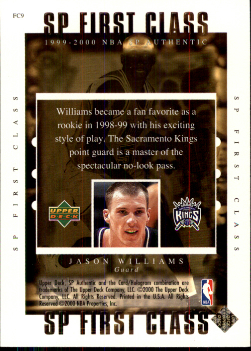 1999/2000 SP Authentic (Upper Deck) Basketball - Picture 31 of 201