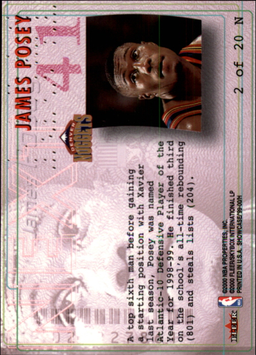 1999-00 Flair Showcase Basketball Next Insert Singles - You Choose - Picture 4 of 40