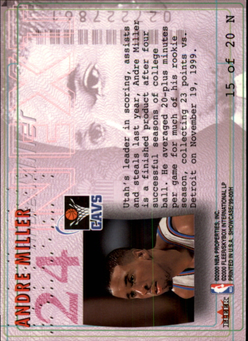 1999-00 Flair Showcase Basketball Next Insert Singles - You Choose - Picture 30 of 40