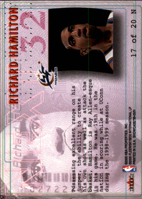 1999-00 Flair Showcase Basketball Next Insert Singles - You Choose - Picture 34 of 40