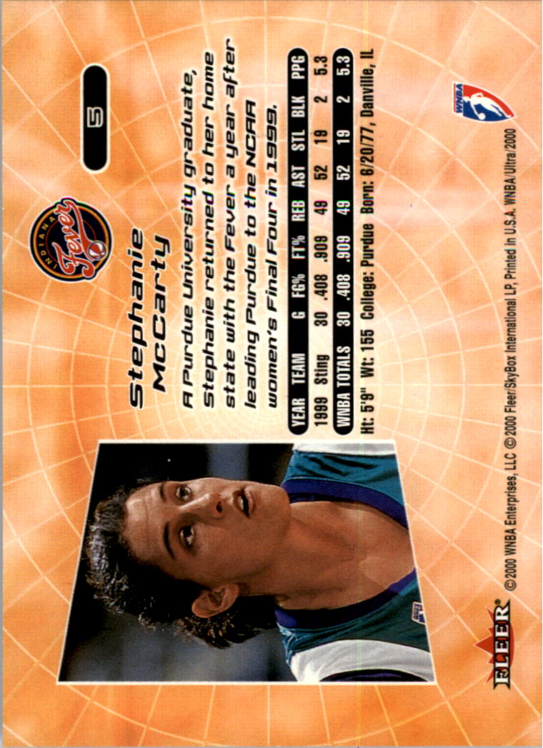 2000 Ultra WNBA Basketball Part 1 Main Set Cards #1 to #150 - Picture 11 of 290