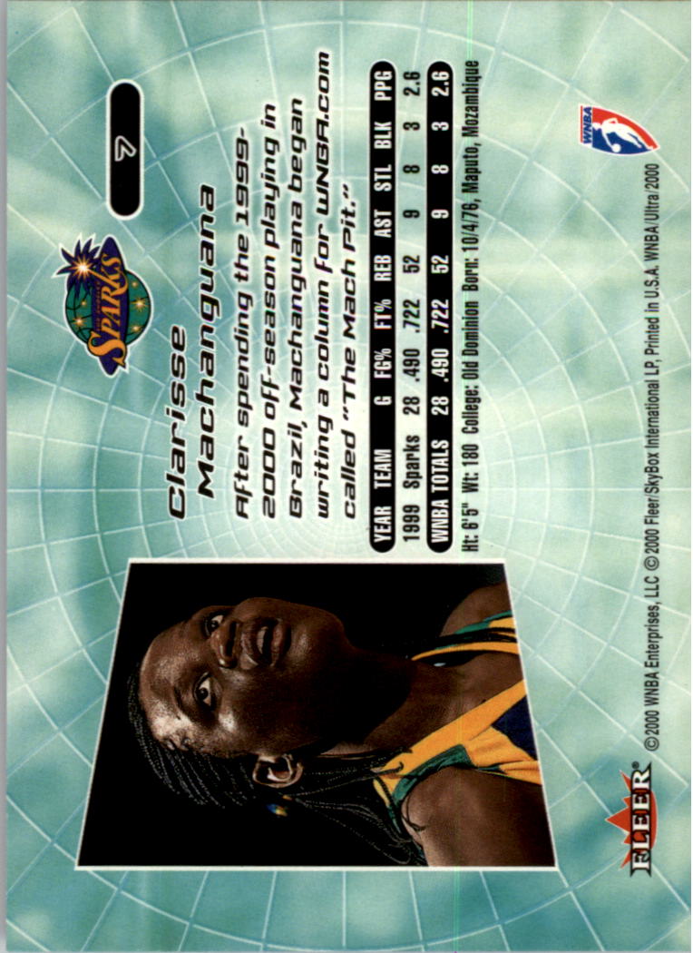 2000 Ultra WNBA Basketball Part 1 Main Set Cards #1 to #150 - Picture 15 of 290
