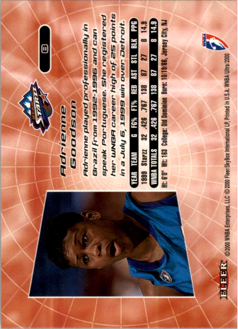 2000 Ultra WNBA Basketball Part 1 Main Set Cards #1 to #150 - Picture 17 of 290