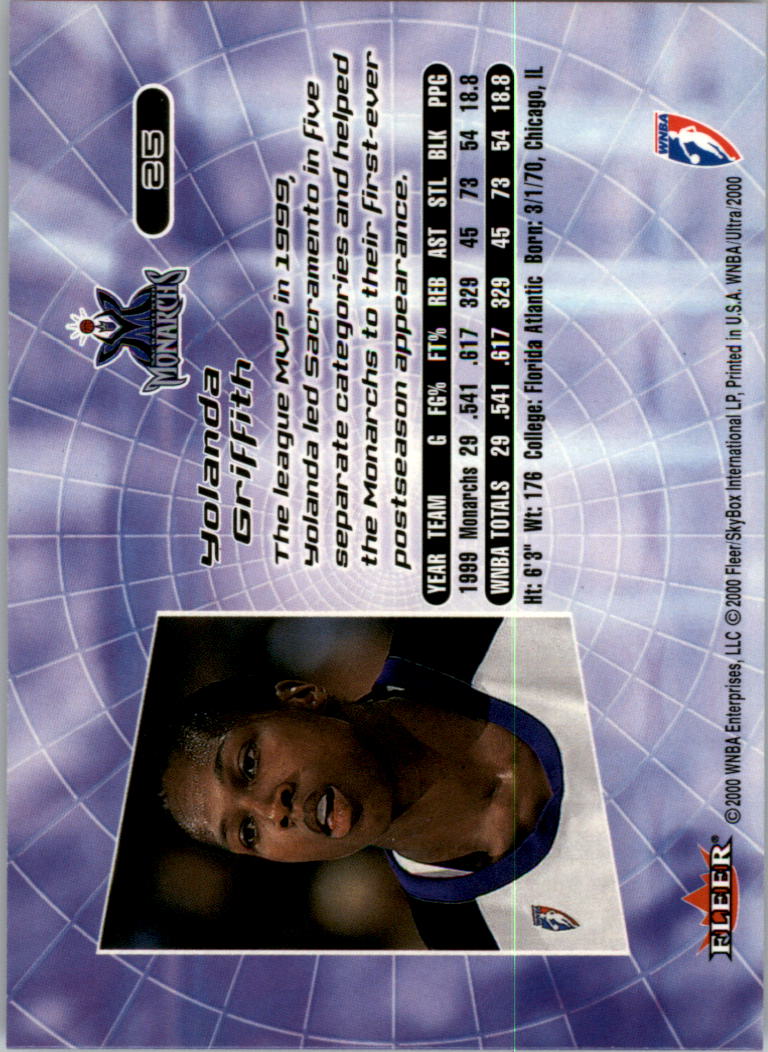 2000 Ultra WNBA Basketball Part 1 Main Set Cards #1 to #150 - Picture 50 of 290