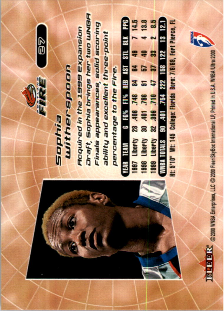 2000 Ultra WNBA Basketball Part 1 Main Set Cards #1 to #150 - Picture 54 of 290