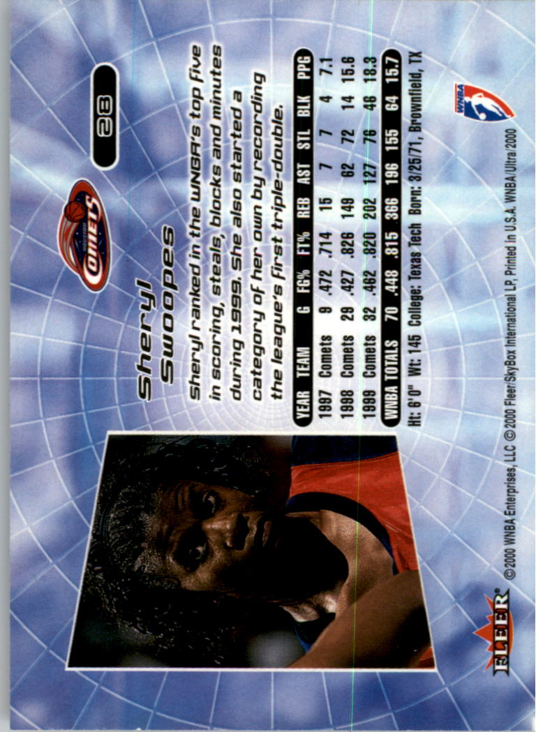 2000 Ultra WNBA Basketball Part 1 Main Set Cards #1 to #150 - Picture 56 of 290