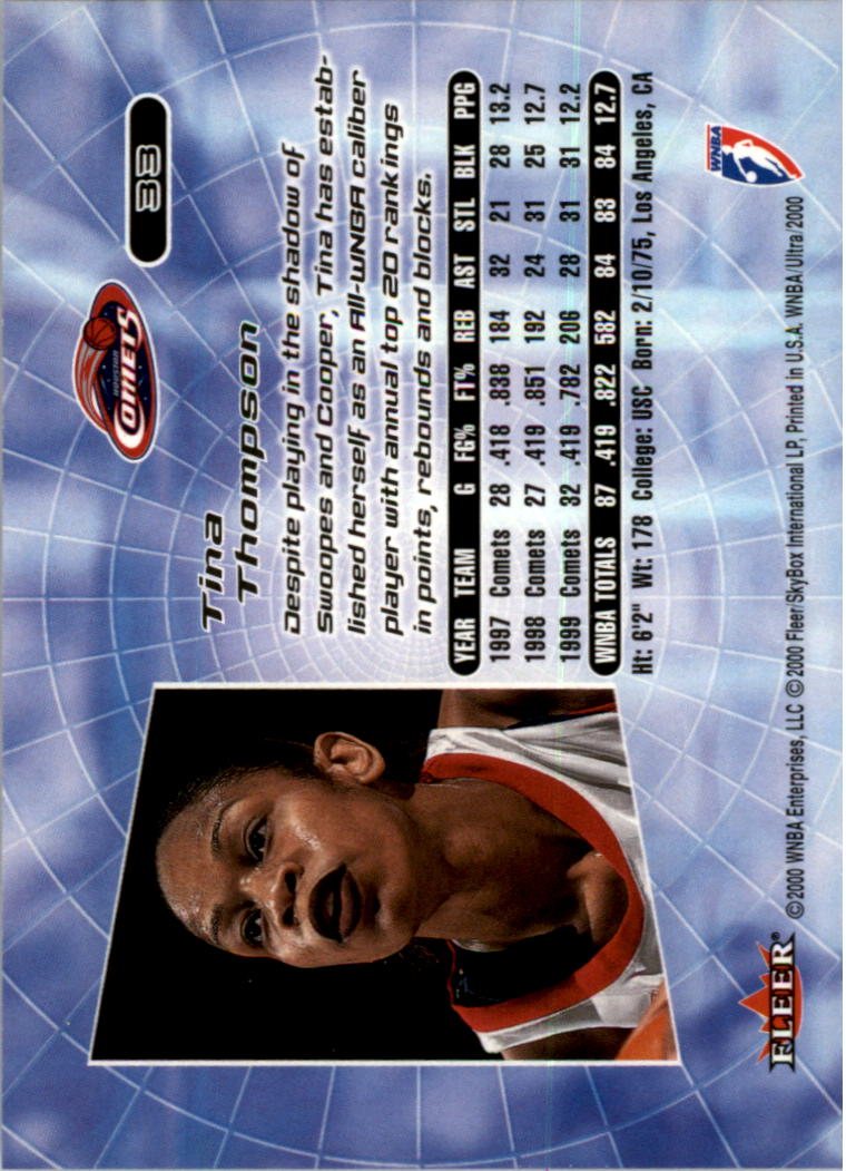 2000 Ultra WNBA Basketball Part 1 Main Set Cards #1 to #150 - Picture 66 of 290