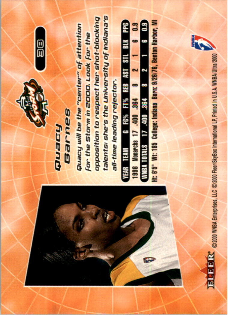 2000 Ultra WNBA Basketball Part 1 Main Set Cards #1 to #150 - Picture 74 of 290