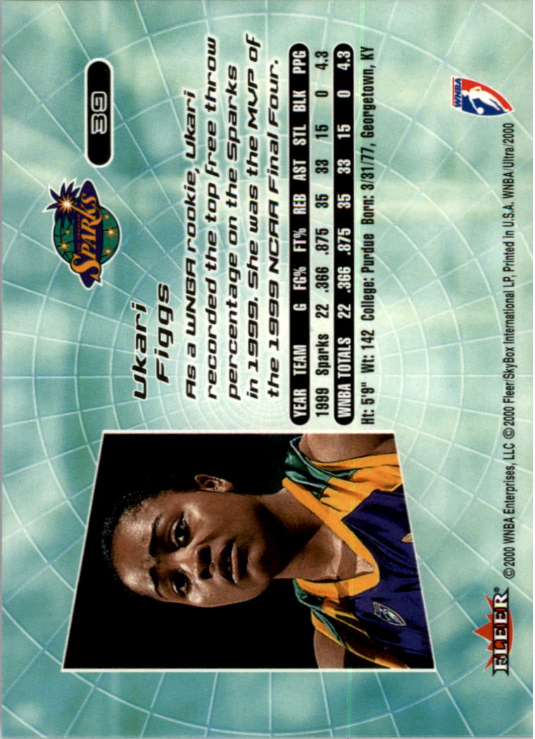 2000 Ultra WNBA Basketball Part 1 Main Set Cards #1 to #150 - Picture 76 of 290