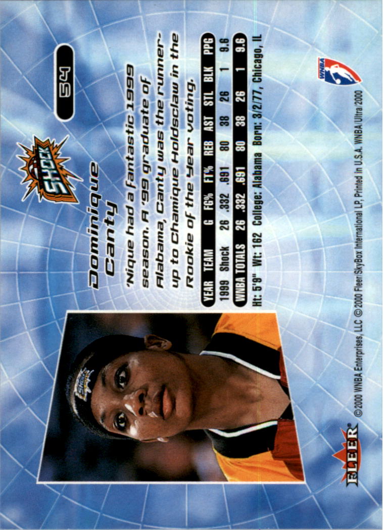 2000 Ultra WNBA Basketball Part 1 Main Set Cards #1 to #150 - Picture 106 of 290