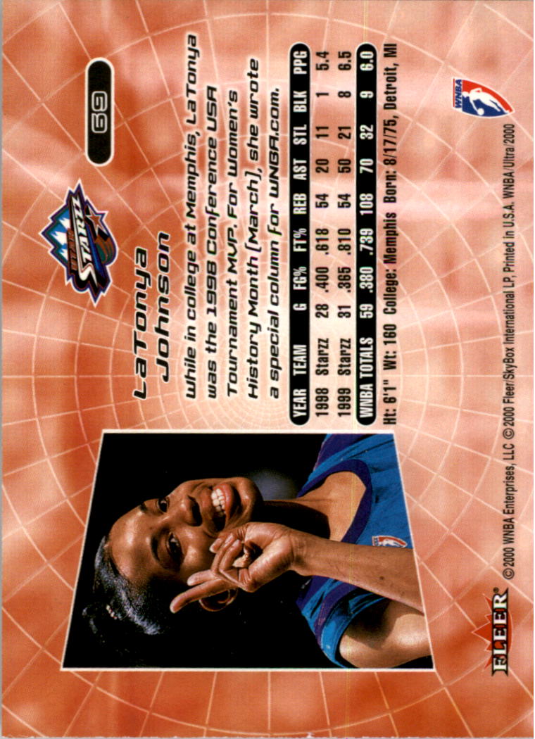 2000 Ultra WNBA Basketball Part 1 Main Set Cards #1 to #150 - Picture 134 of 290