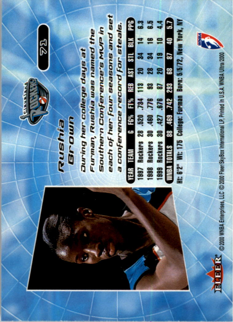 2000 Ultra WNBA Basketball Part 1 Main Set Cards #1 to #150 - Picture 138 of 290