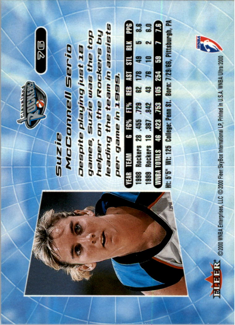2000 Ultra WNBA Basketball Part 1 Main Set Cards #1 to #150 - Picture 148 of 290