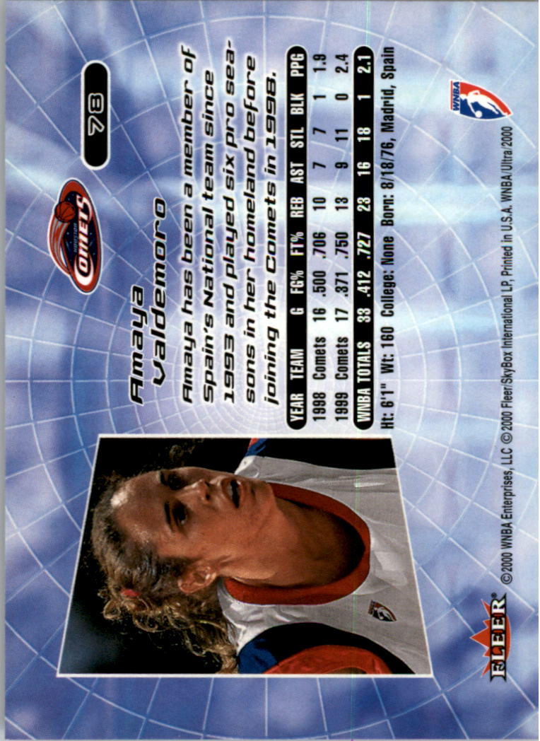 2000 Ultra WNBA Basketball Part 1 Main Set Cards #1 to #150 - Picture 152 of 290