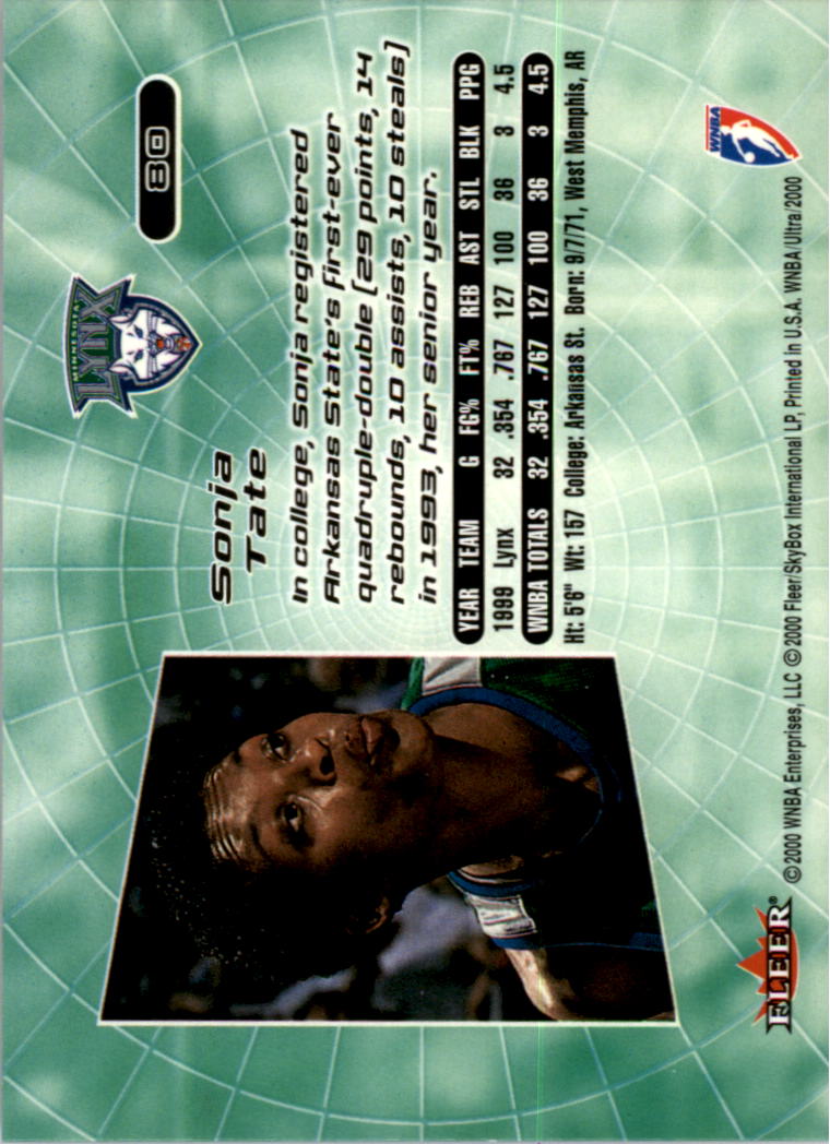 2000 Ultra WNBA Basketball Part 1 Main Set Cards #1 to #150 - Picture 156 of 290