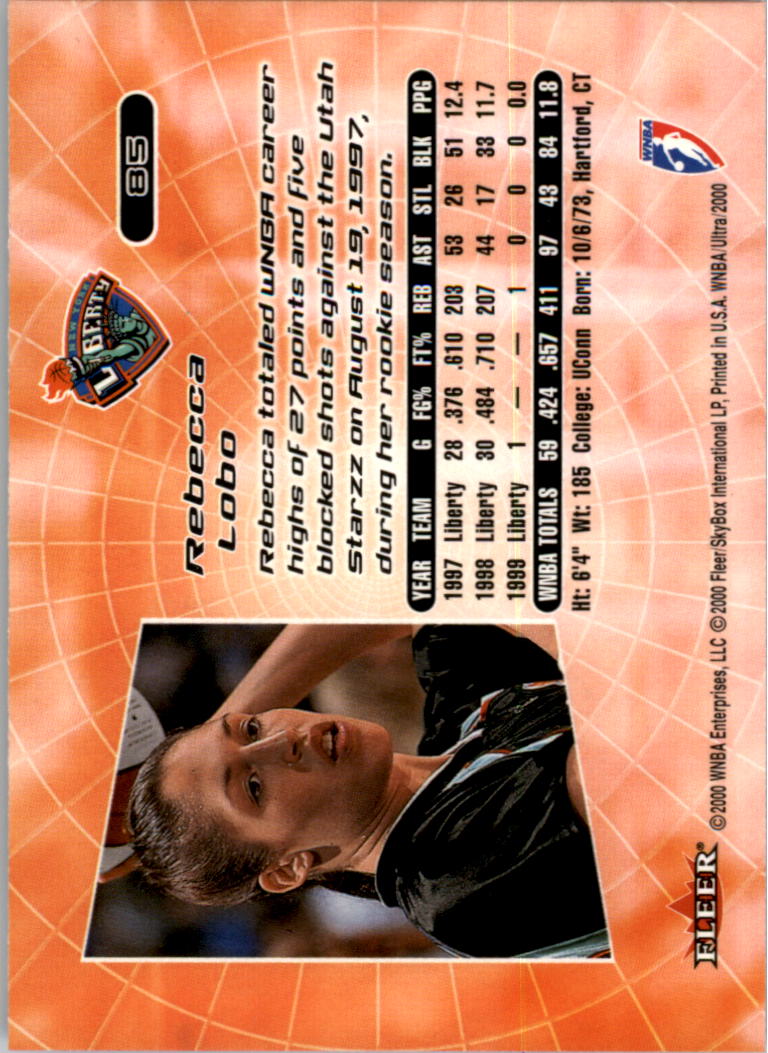 2000 Ultra WNBA Basketball Part 1 Main Set Cards #1 to #150 - Picture 166 of 290