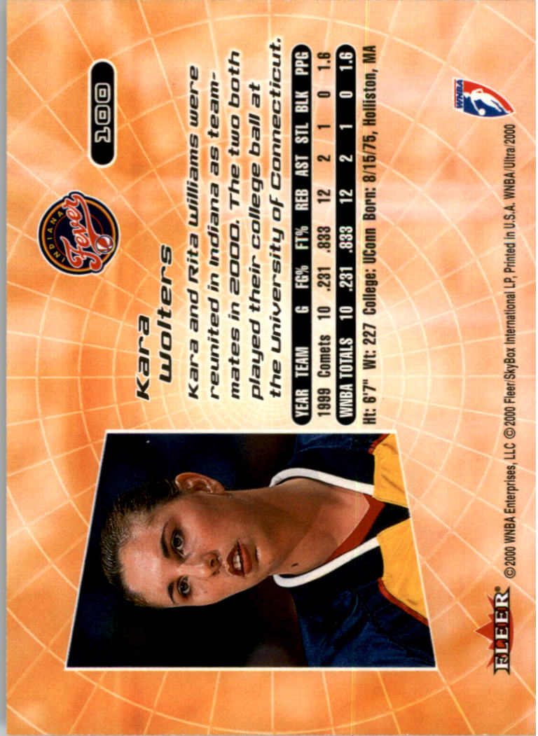 2000 Ultra WNBA Basketball Part 1 Main Set Cards #1 to #150 - Picture 196 of 290
