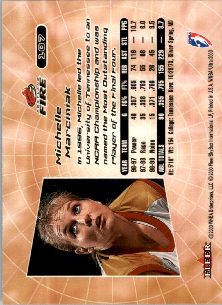2000 Ultra WNBA Basketball Part 1 Main Set Cards #1 to #150 - Picture 210 of 290