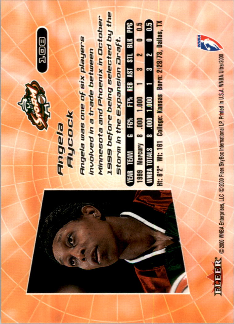 2000 Ultra WNBA Basketball Part 1 Main Set Cards #1 to #150 - Picture 212 of 290