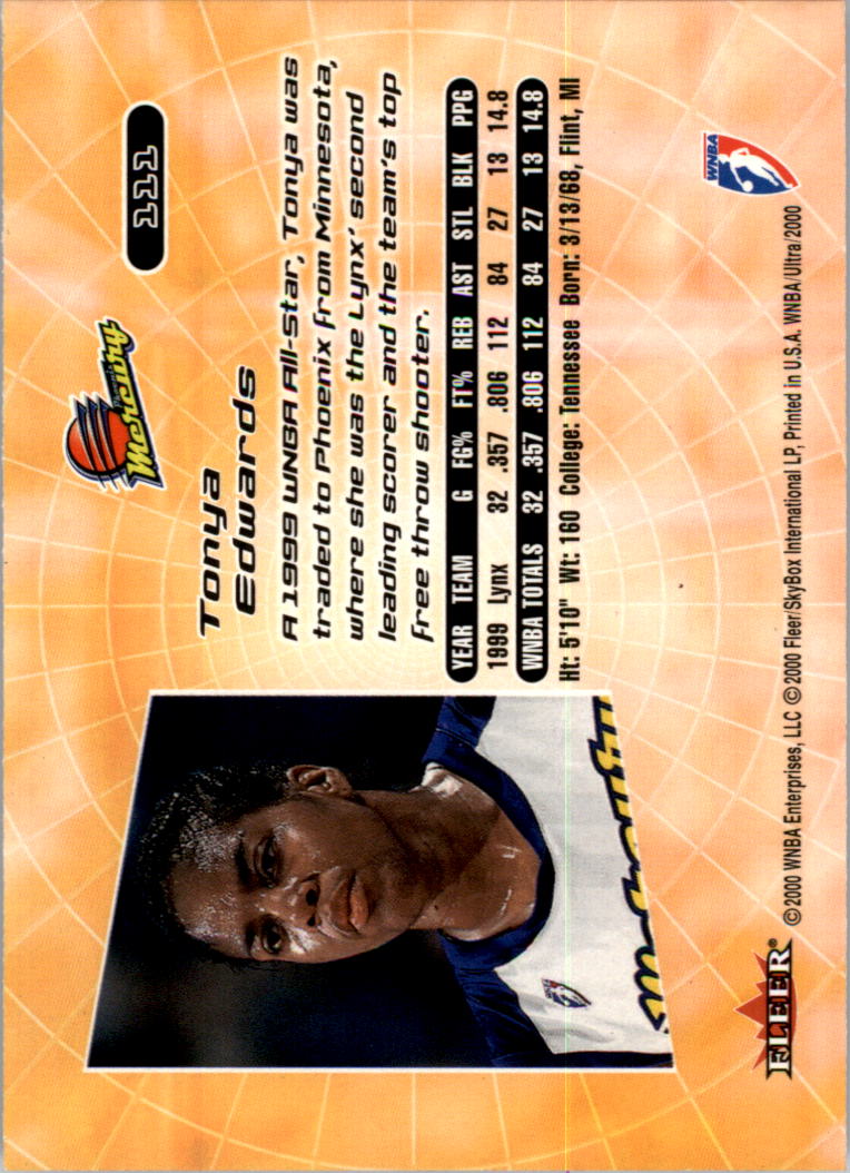 2000 Ultra WNBA Basketball Part 1 Main Set Cards #1 to #150 - Picture 218 of 290