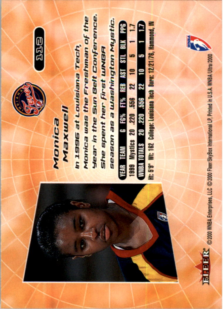 2000 Ultra WNBA Basketball Part 1 Main Set Cards #1 to #150 - Picture 220 of 290